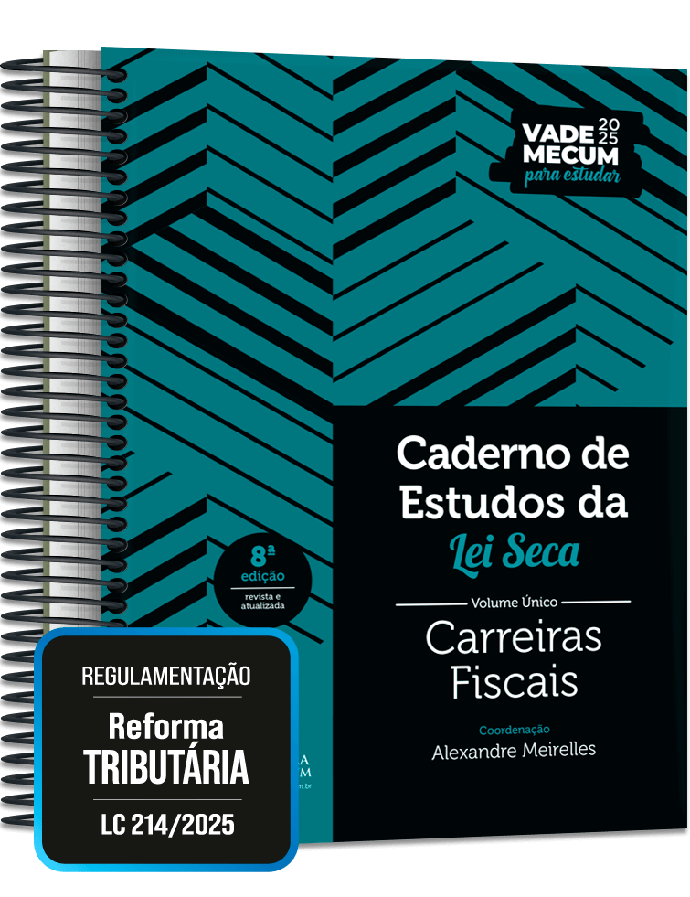 Caderno de Estudos da Lei Seca Volume Único - Carreiras Fiscais (2025)