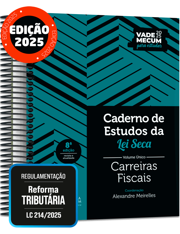 Caderno de Estudos da Lei Seca Volume Único - Carreiras Fiscais (2025)