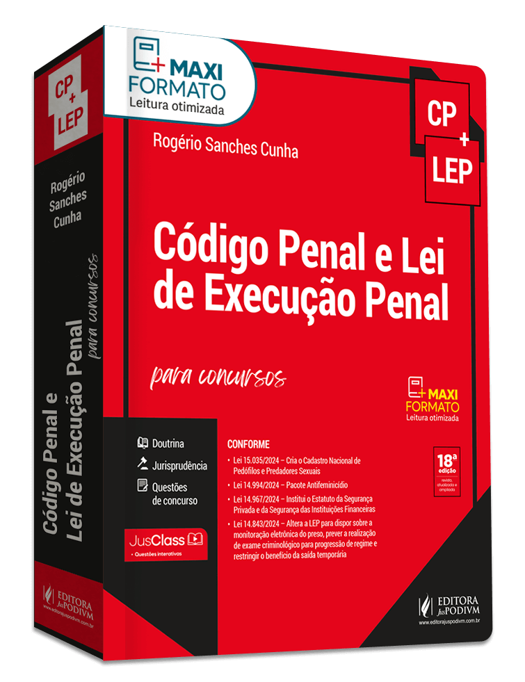 Código Penal e Lei de Execução Penal para Concursos (CP + LEP) (2025)