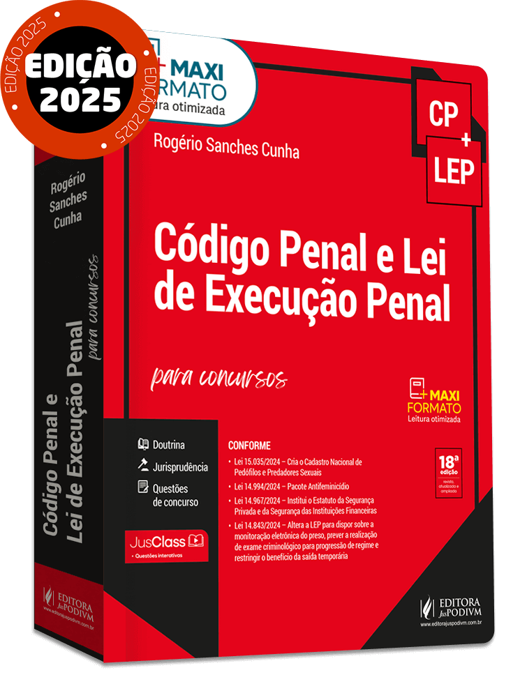 Código Penal e Lei de Execução Penal para Concursos (CP + LEP) (2025)