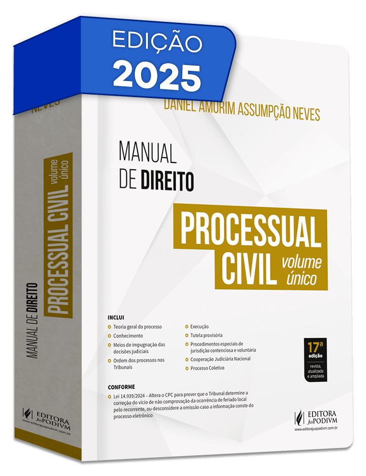 Manual de Direito Processual Civil - Volume Único (2025)