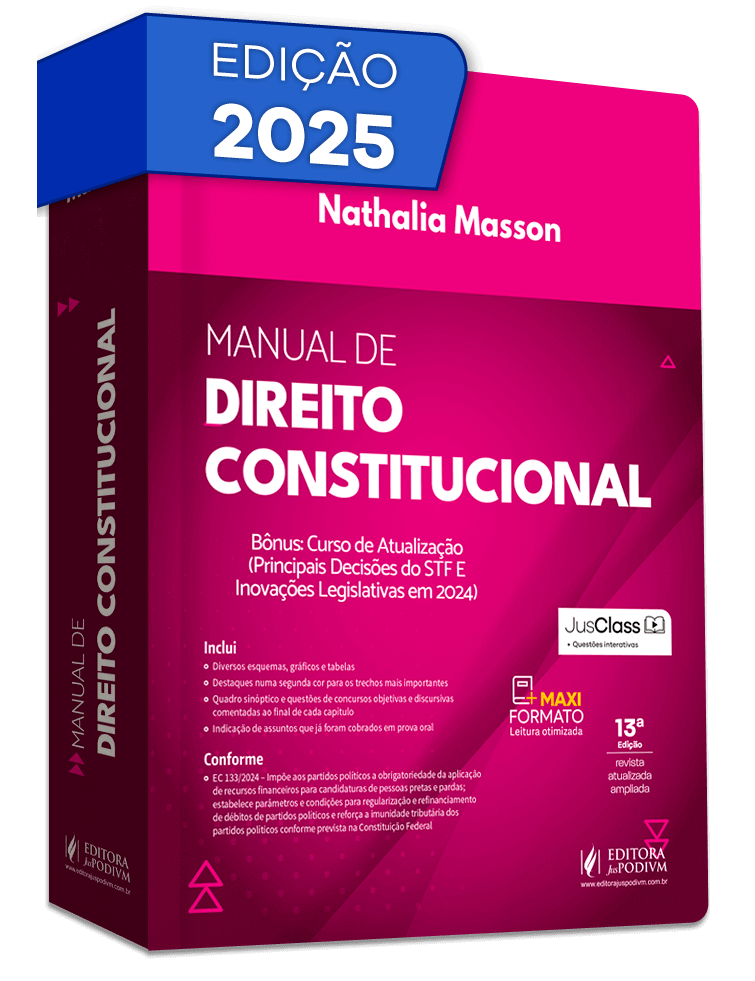 Manual de Direito Constitucional (2025) + Bônus: Curso de Atualização (Principais Decisões do STF E Inovações Legislativas em 2024)
