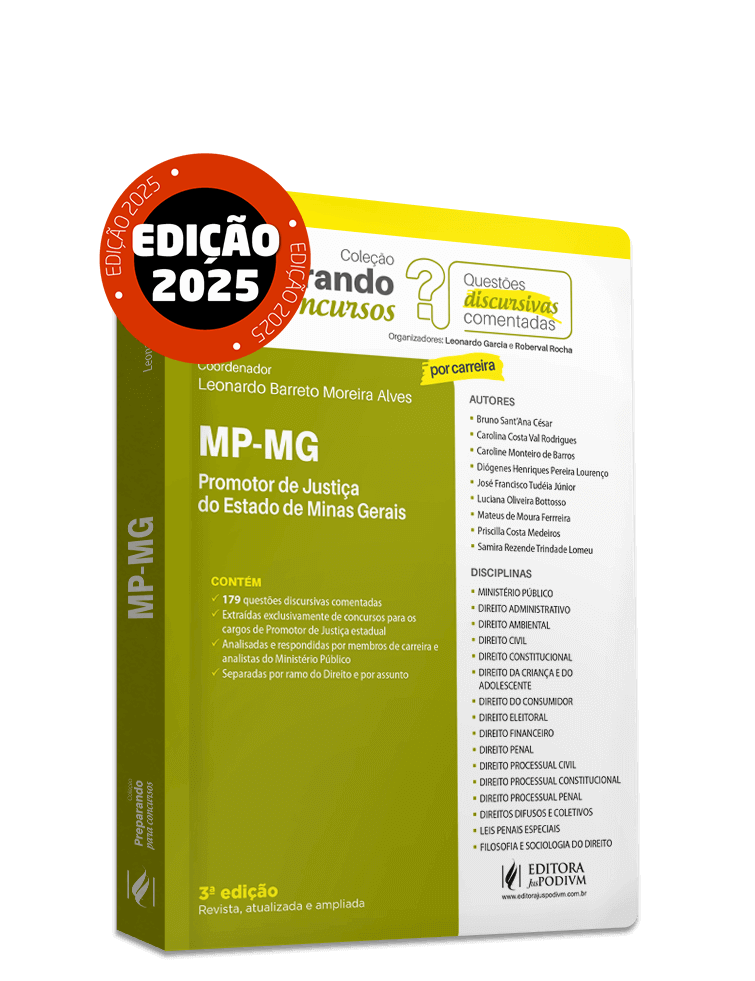 Preparando para Concursos - Questões Discursivas Comentadas - MP-MG (2025)