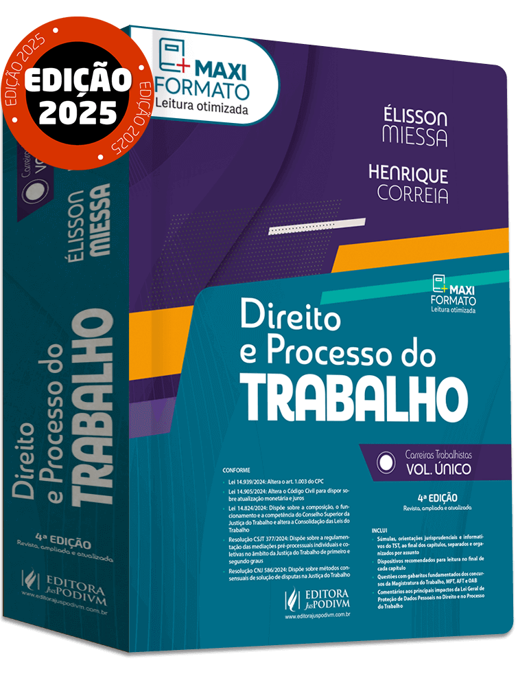 Direito e Processo do Trabalho - Carreiras Trabalhistas - Volume Único (2025)