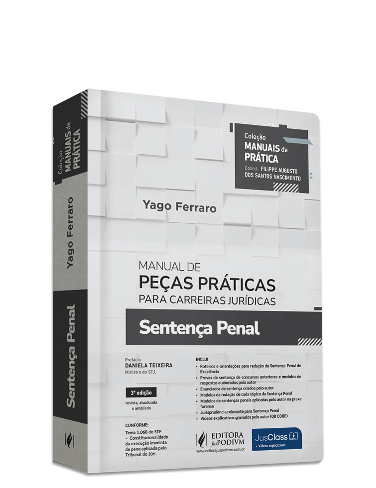 Manual de Peças Práticas para Carreiras Jurídicas - Sentença Penal (2025)