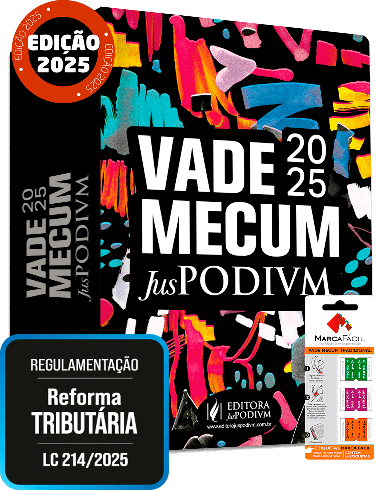 Vade Mecum Juspodivm - Tradicional - Capa Especial + Etiqueta Marca Fácil (2025)
