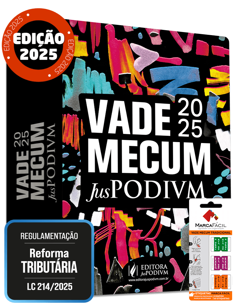 Vade Mecum Juspodivm - Tradicional - Capa Especial + Etiqueta Marca Fácil (2025)