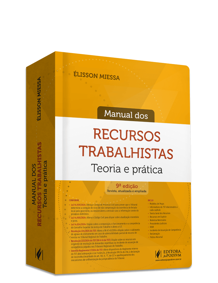 Manual dos Recursos Trabalhistas - Teoria e Prática (2025)