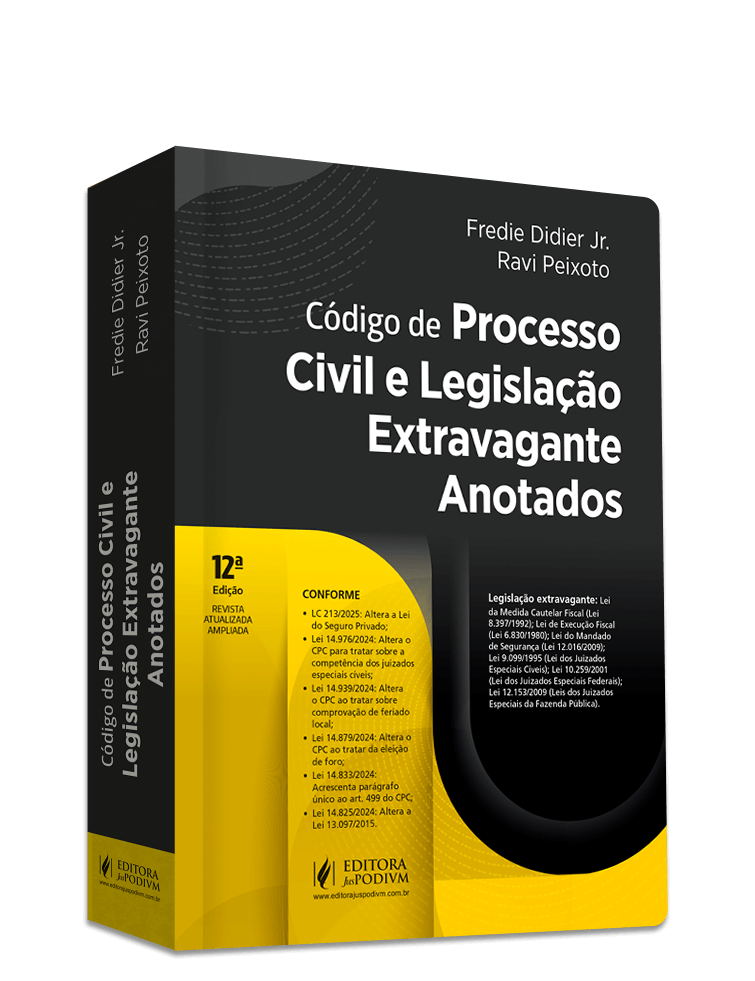 Código de Processo Civil e Legislação Extravagante Anotados (2025)