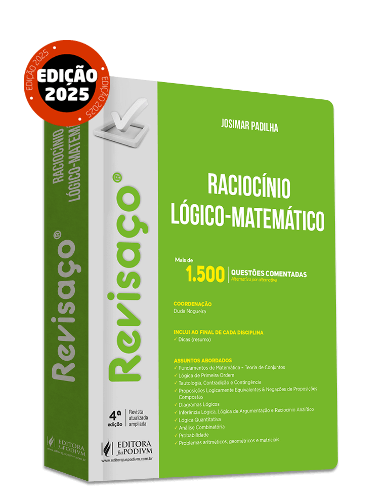 Revisaço - Raciocínio Lógico-Matemático - Mais de 1.500 Questões Comentadas (2025)