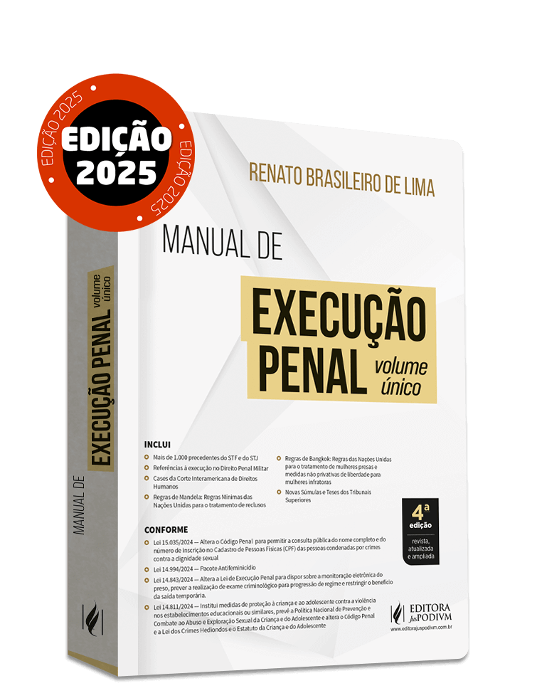 Manual de Execução Penal  - Volume Único (2025)