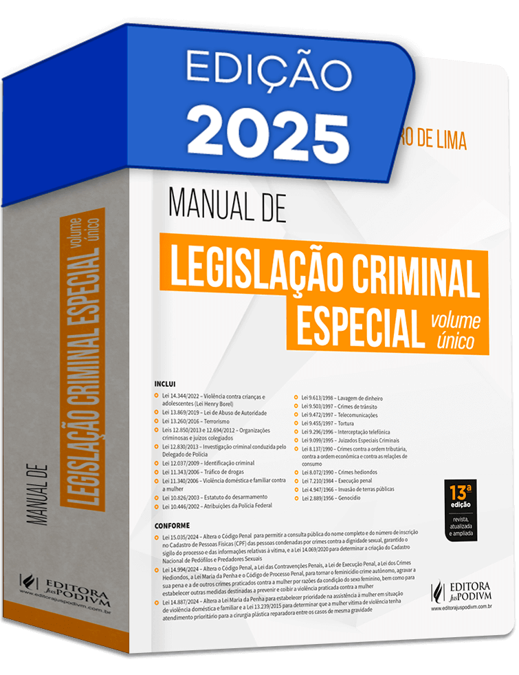 Manual de Legislação Criminal Especial  - Volume Único (2025)