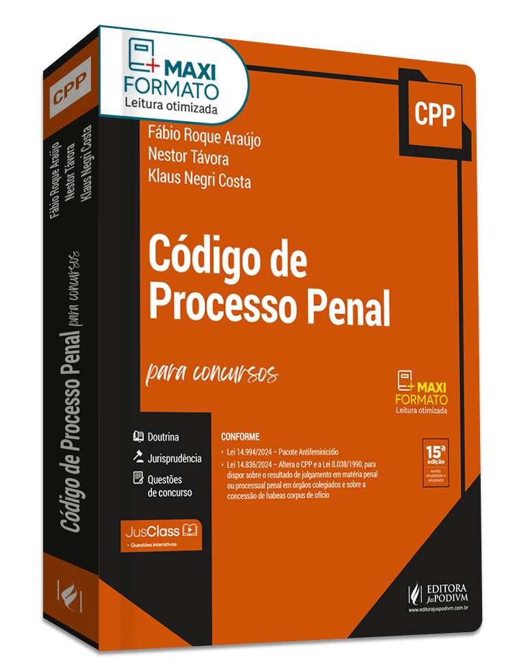 Código de Processo Penal Comentado para Concursos (CPP) (2025)