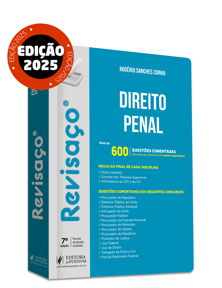 Revisaço - Direito Penal - Mais de 600 Questões Comentadas Alternativa por Alternativa (2025)