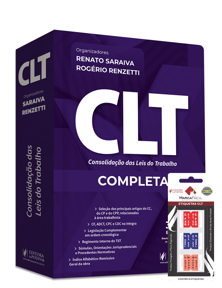 CLT - Consolidação das Leis do Trabalho - 43º Exame de Ordem + Etiqueta Marca Fácil