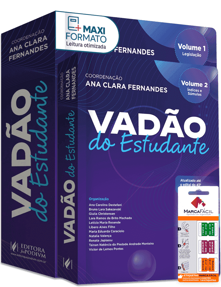 Vadão do Estudante - 43º Exame de Ordem + Etiqueta Marca Fácil