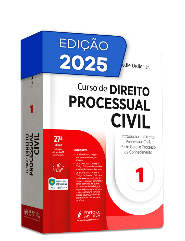 Curso de Direito Processual Civil - v.1 - Introdução ao Direito Processual Civil, Parte Geral e Processo de Conhecimento (2025)