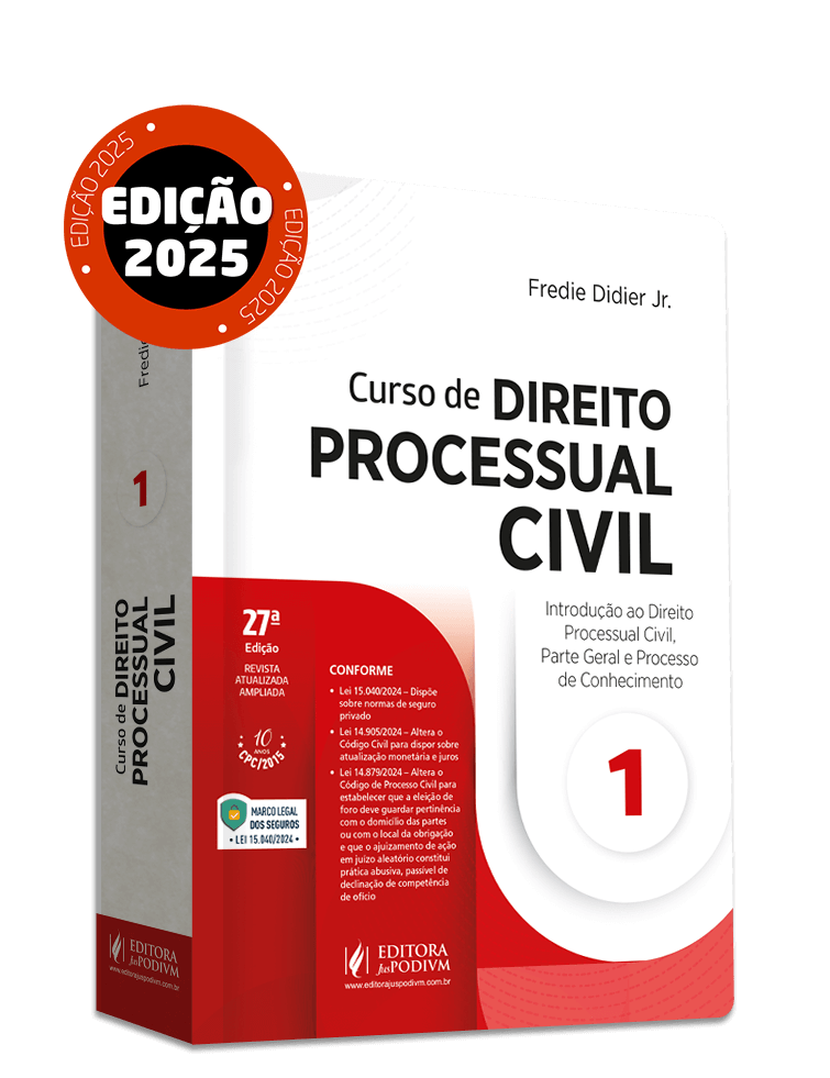 Curso de Direito Processual Civil - v.1 - Introdução ao Direito Processual Civil, Parte Geral e Processo de Conhecimento (2025)