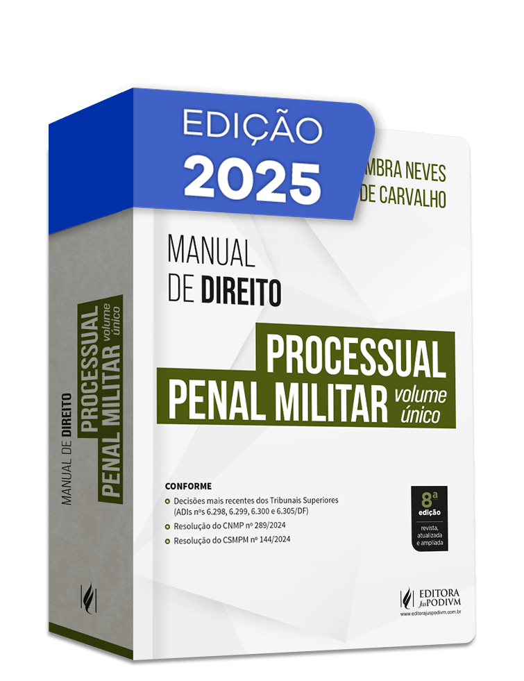 Manual de Direito Processual Penal Militar - Volume Único (2025)