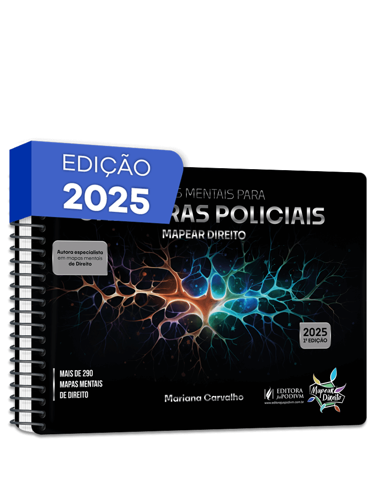 Mapas Mentais para Carreiras Policiais - Mapear Direito (2025)