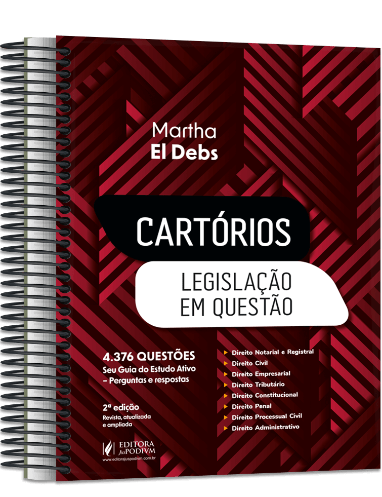 Cartórios - Legislação em Questão: 4.376 Questões Seu Guia do Estudo Ativo - Perguntas e respostas (2025)