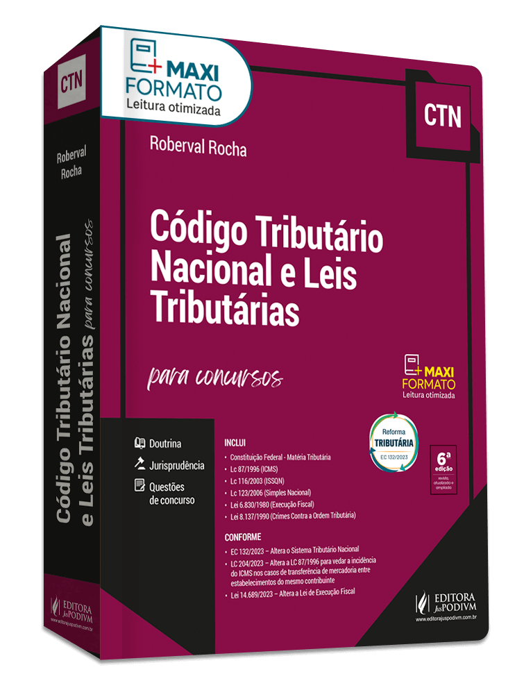 Código Tributário Nacional e Leis Tributárias (CTN) (2024)