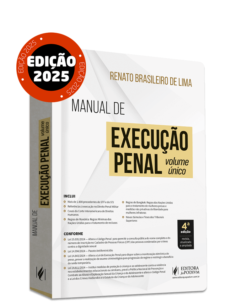 Manual de Execução Penal  - Volume Único (2025)