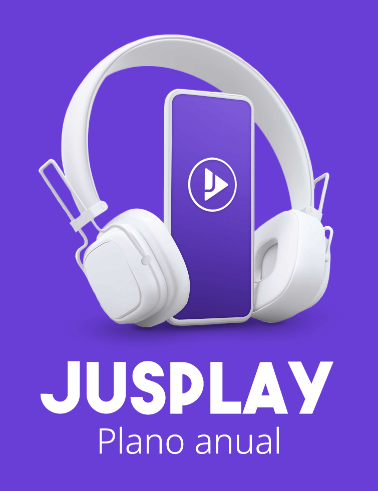 (Plano Anual) Jusplay - Milhares de Áudios. Áudios Novos Todos os Dias. Doutrina, Legislação, Jurisprudência e Questões