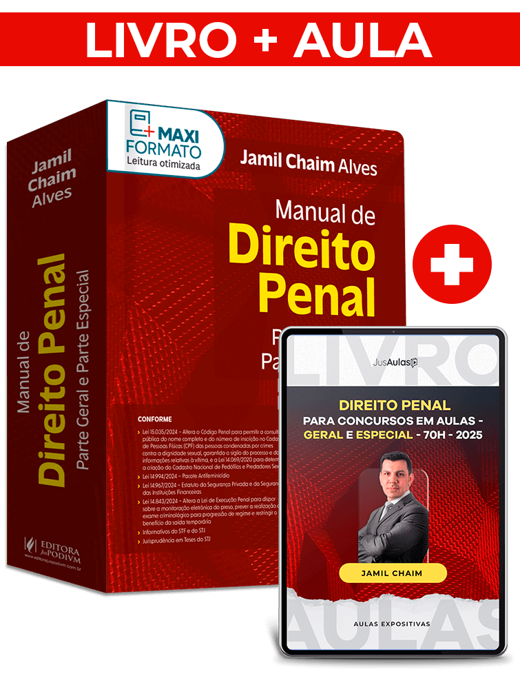 Livro Aula: Penal Geral + Penal Especial (2025) -  Jamil Chaim