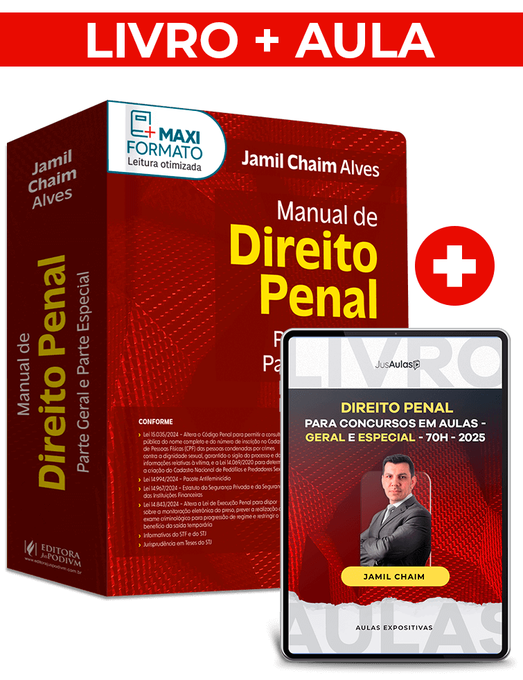 Livro Aula: Penal Geral + Penal Especial (2025) -  Jamil Chaim